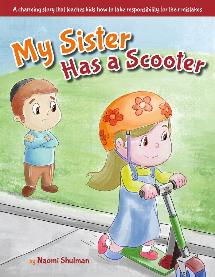 My Sister Has a Scooter — teshuvah story hardcover | Judaica Square Lakewood