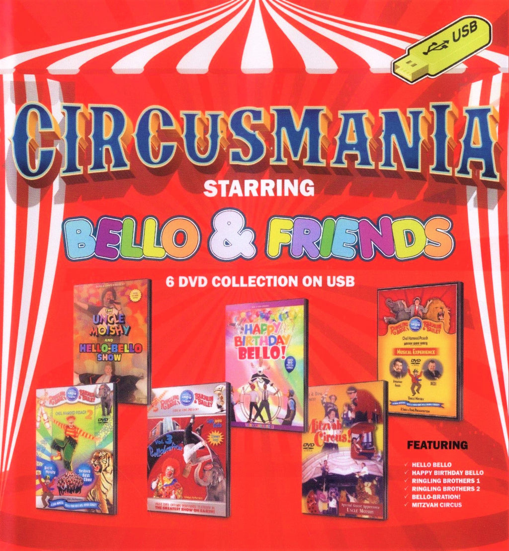 Circusmania Starring Bello & Friends 6 DVD Collection (USB)