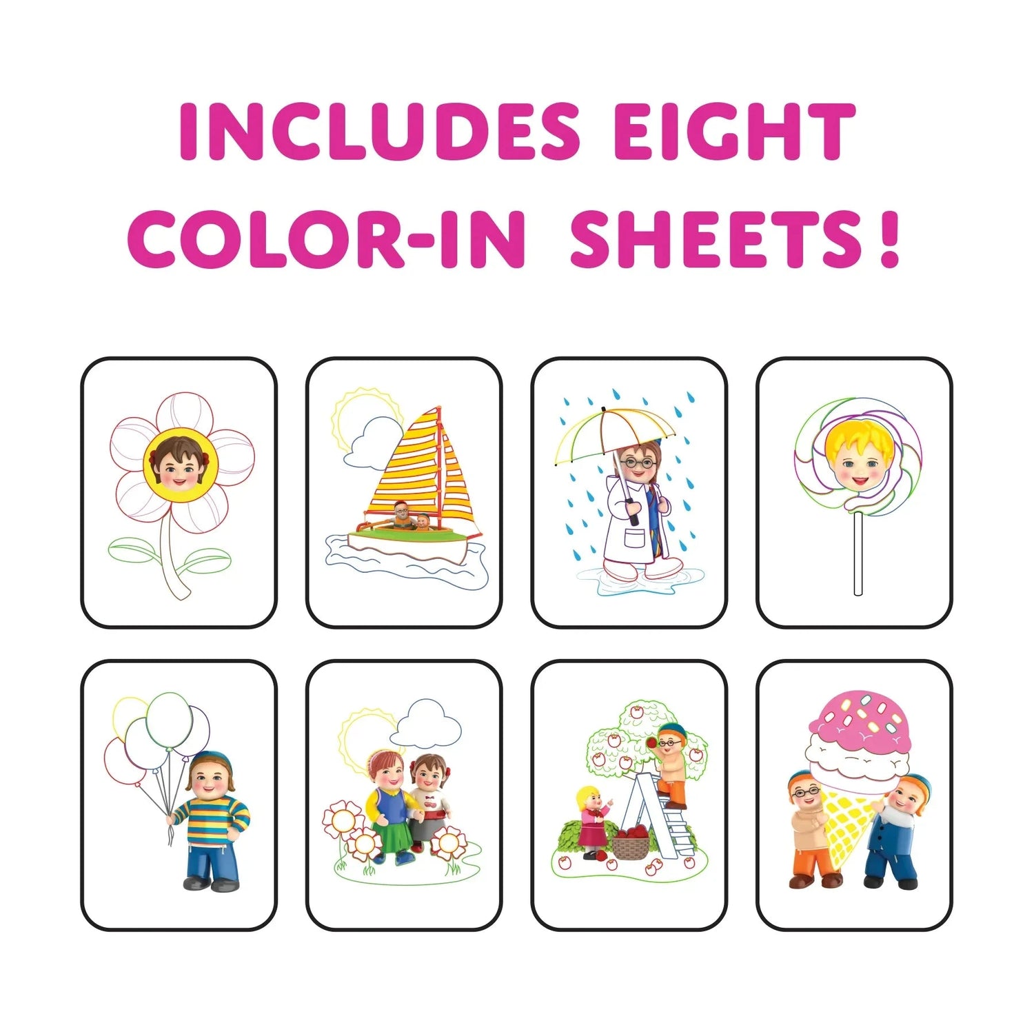Mitzvah Kinder: Color-In Washable Paint Pencils