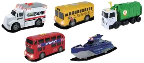 Mitzvah Wheels: City Vehicles Set (5 Pcs)