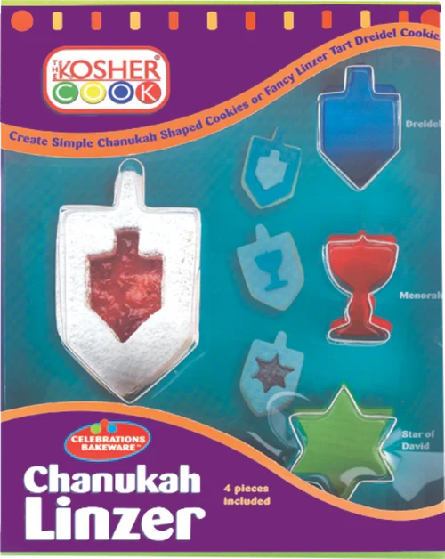 Cookie Cutters - Chanukah Set - 4Pc.