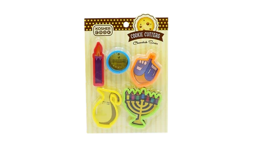 Chanukah Cookie Cutters 5 Pcs