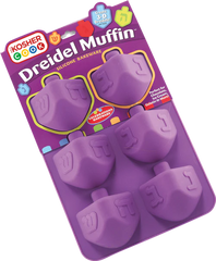 Silicone Muffin/Cupcake Mold - Dreidels