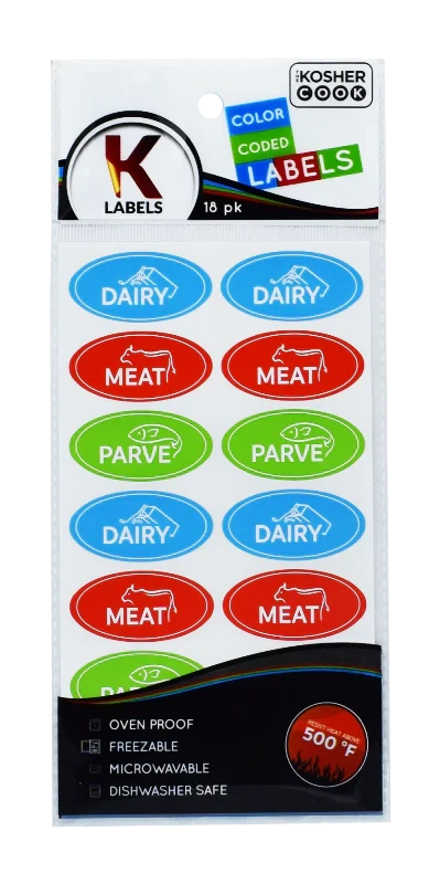 Kosher Labels 18Pk. - Assorted