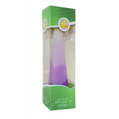 Havdalah Candle: Pyramid Shape - Purple
