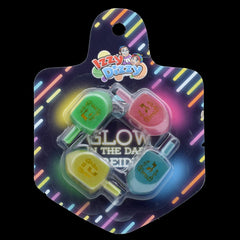 Chanukah Dreidels: Glow-in-the-Dark (Pack of 4)