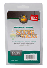 50 Pk. Super Wick 2.5" Wick - Small Tab