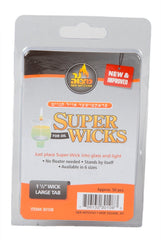 50 Pk. Super Wick 1.5" Wick - Large Tab