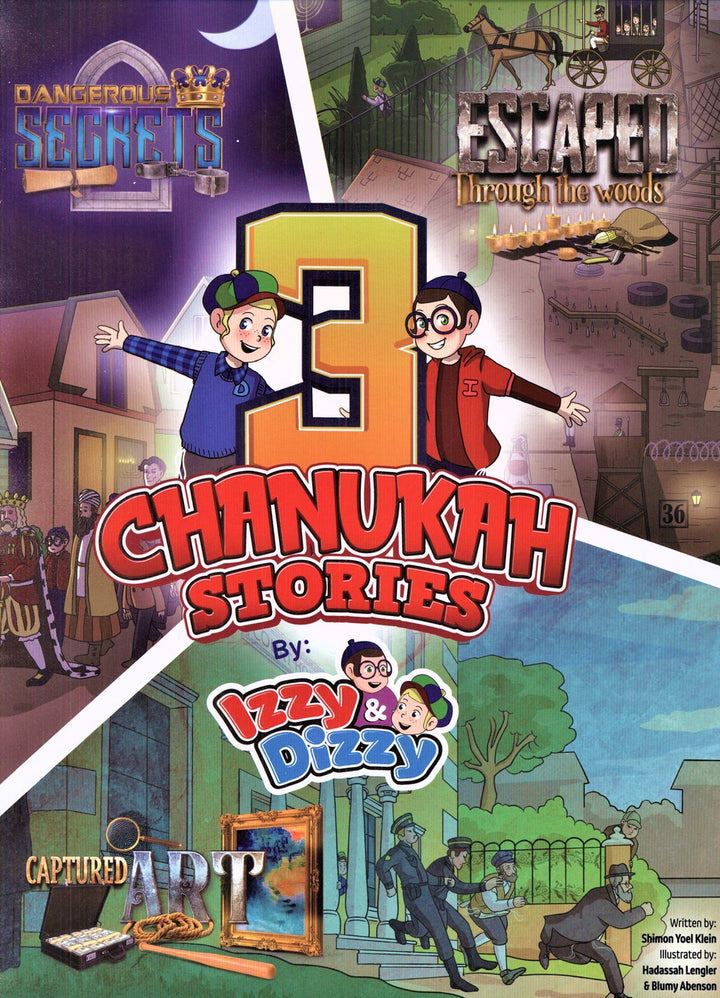 Front cover of Izzy & Dizzy: 3 Chanukah Stories - Comics