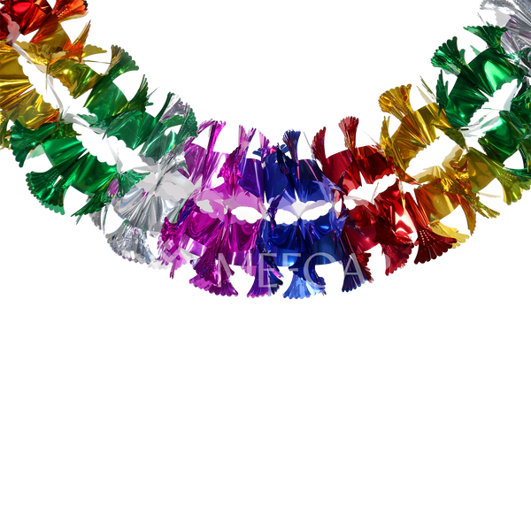 Noy Sukkah, Two Row Colored Chain 25 Section, - Sukkah Decorations