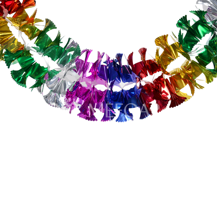 Noy Sukkah, Two Row Colored Chain 25 Section, - Sukkah Decorations