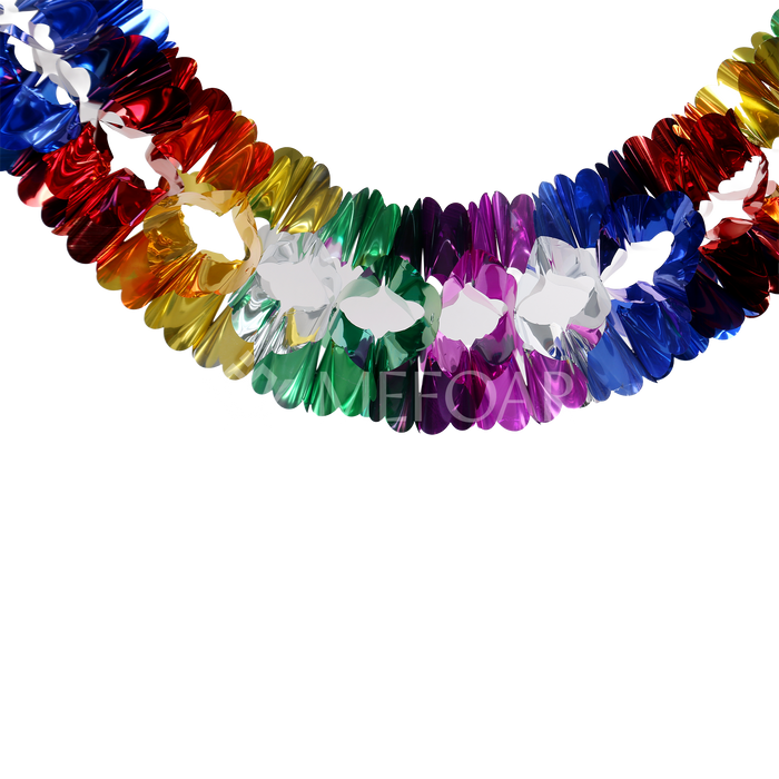 Noy Sukkah, Flower Chain Design 25 Section - Sukkah Decorations