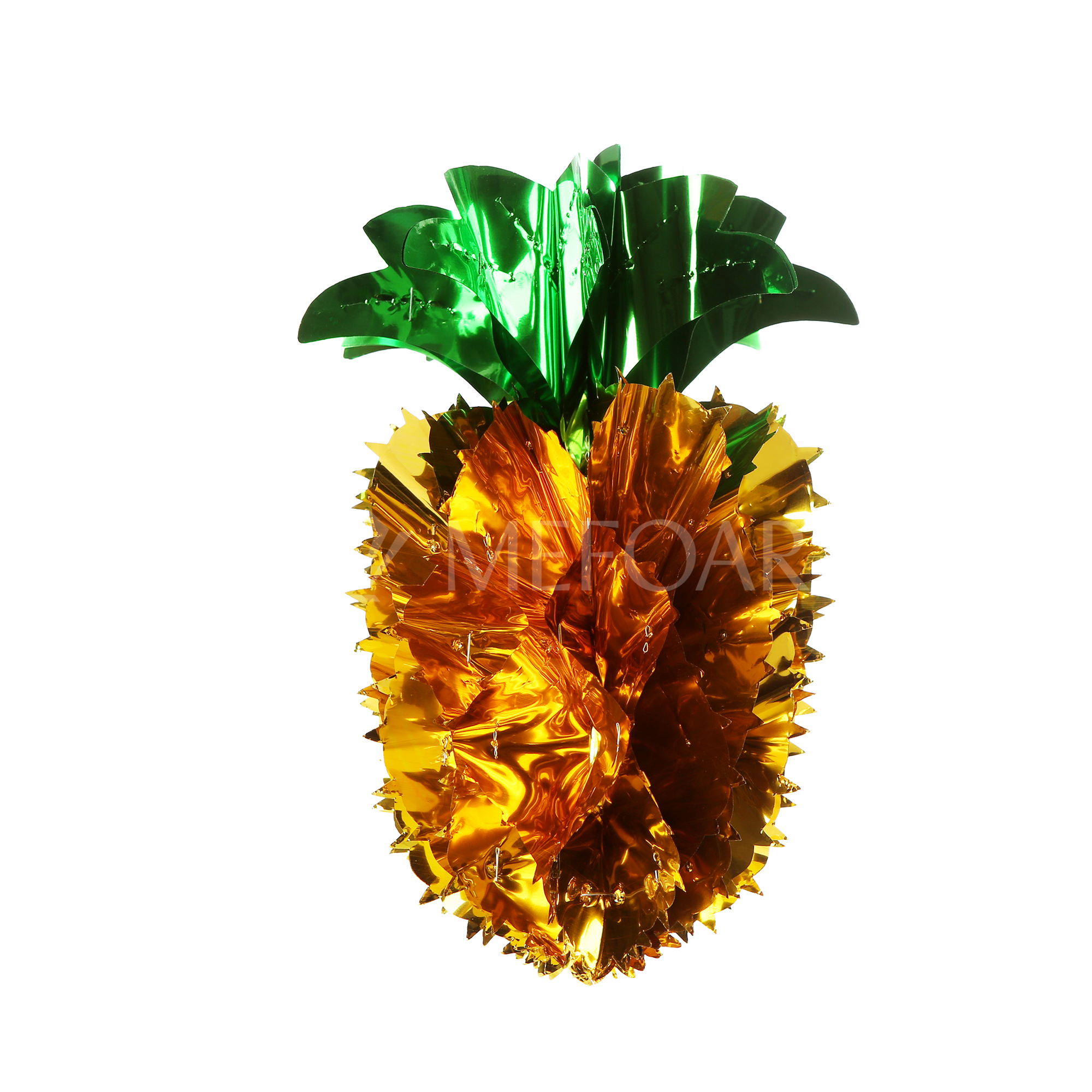 Noy Sukkah, Hanging Foil Pineapple - Sukkah Decorations