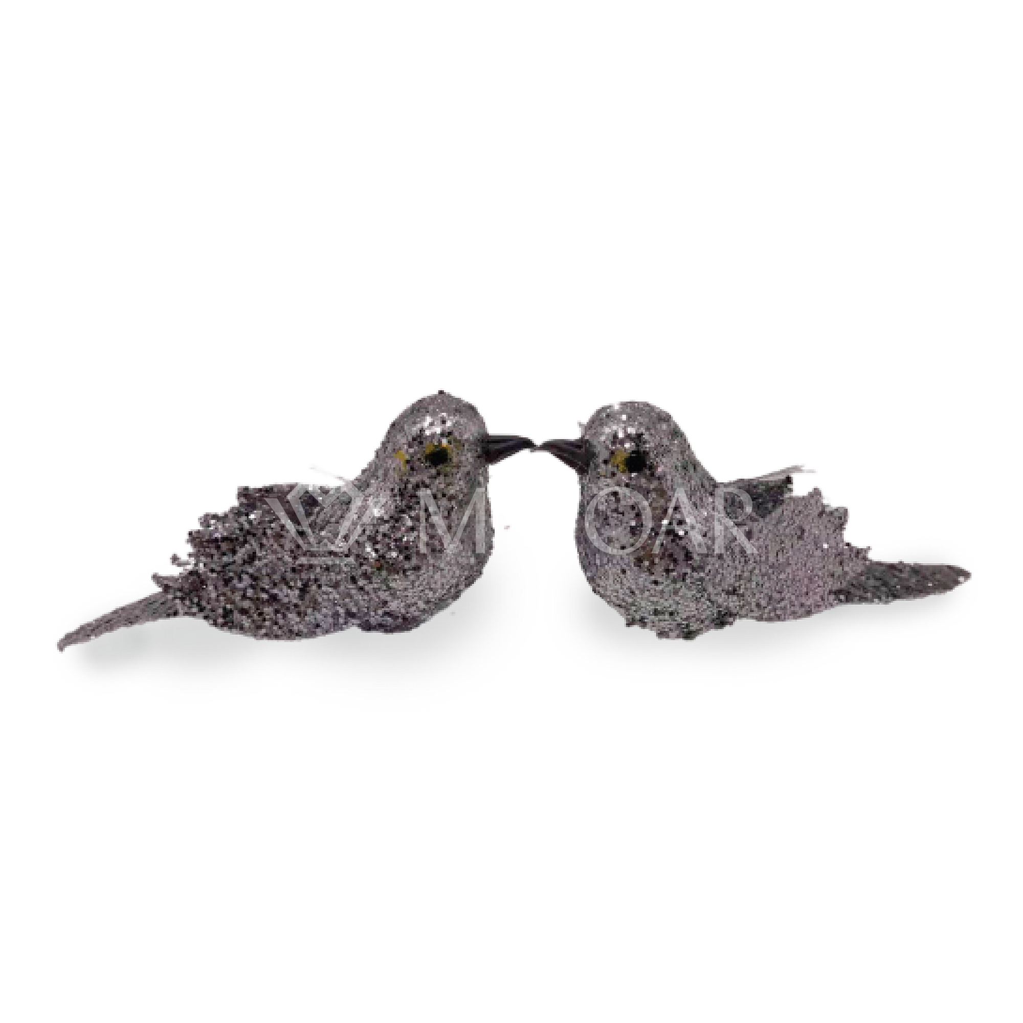 Noy Sukkah, Hanging Dove, Silver Set of 2 Birds - Sukkah Decorations