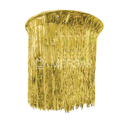 Noy Sukkah, Hanging GOLD Garland Chandelier - Sukkah Decorations