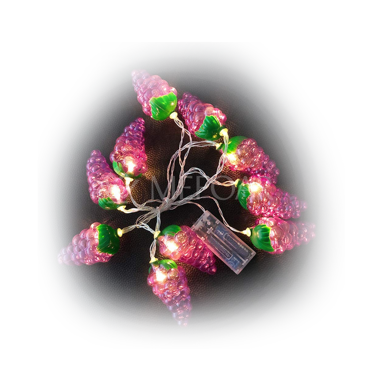 Mefoar Noy Sukkah, LED Chain Grapes - Sukkah Decorations