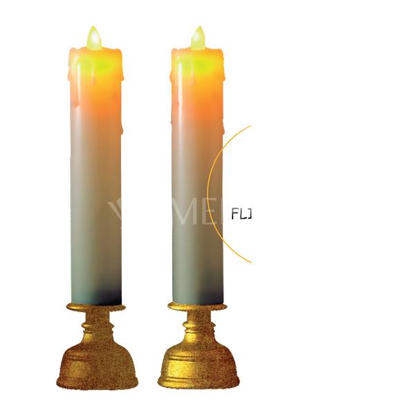 Noy Sukkah, LED Flickering Flameless Candles - Sukkah Decorations