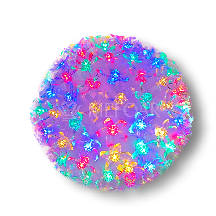 Mefoar Noy Sukkah, LED Flower Ball - Sukkah Decorations