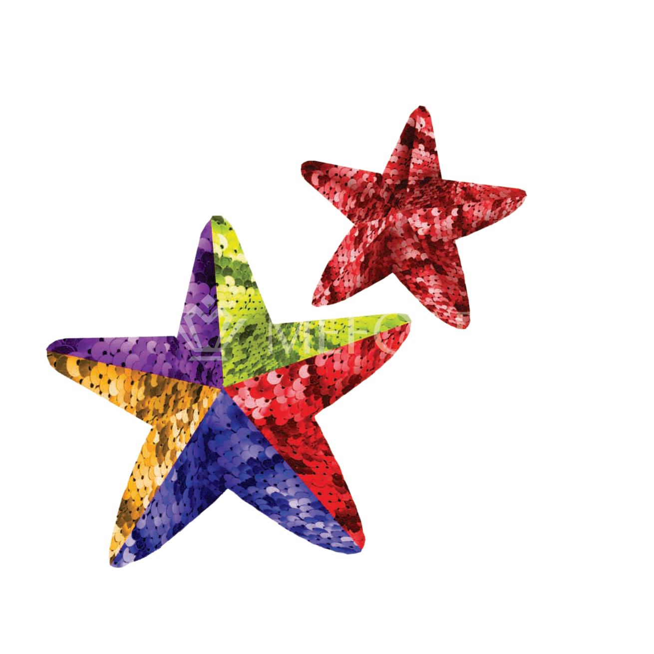 Mefoar Noy Sukkah, Foam- STAR Shapes - Sukkah Decorations