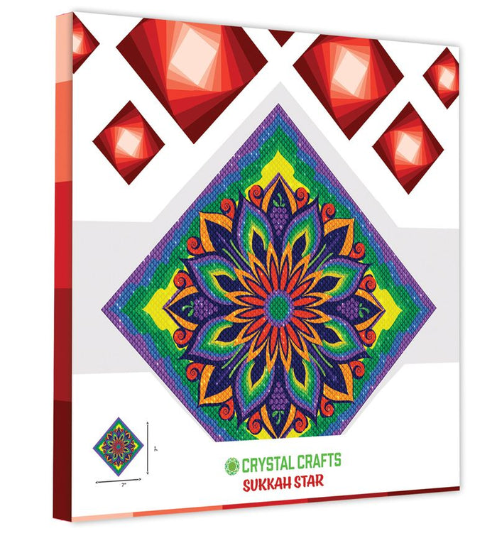 Crystal Craft Colorful Star — Craft Kit by Chazak Kinder | Judaica Square Lakewood