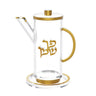 Chanukah Oil Jug — 4" x 4" x 5.75"