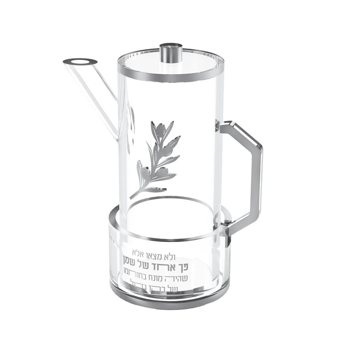 Chanukah Oil Jug v.2 — Menorah | Judaica Square Lakewood