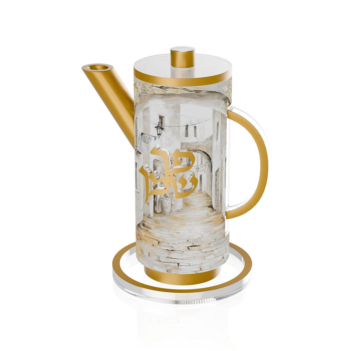 Golden Arch Oil Jug — Chanukah | Judaica Square Lakewood