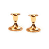 Small Gold Candlesticks set 2.5"h (CS-P373G)