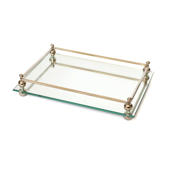 Mirror Candlestick Tray 11"x7.5"(CP-P540A)
