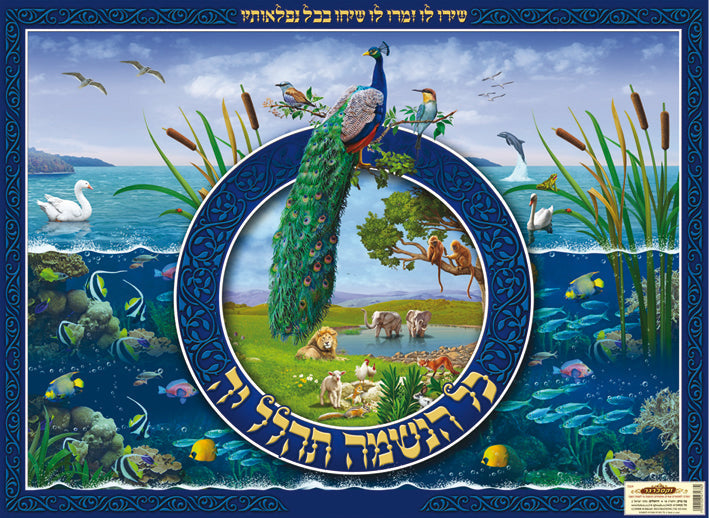 Laminated Poster 20" x 28"-- Tehillim