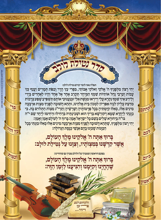 Laminated Poster 20" x 28"-- Netilat Lulav