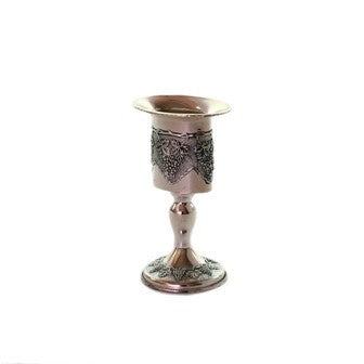 Silver plate Havdalla Candle Holder-Grape Design (HV-P966)