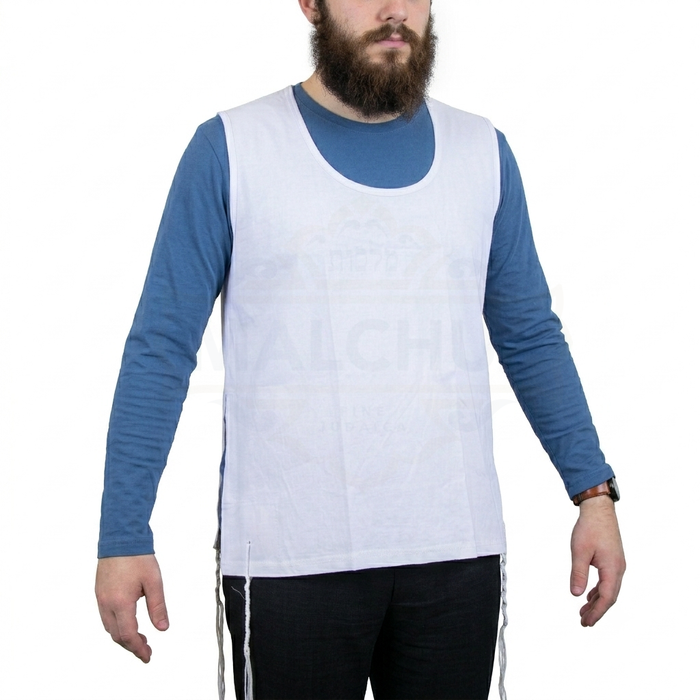 Sefardi PerfTzit cotton undershirt tzitzis | Judaica Square Lakewood