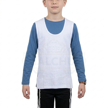 PerfTzit Undershirt Tzitzis for Kids, Round Neck Keshiras Ashkenaz