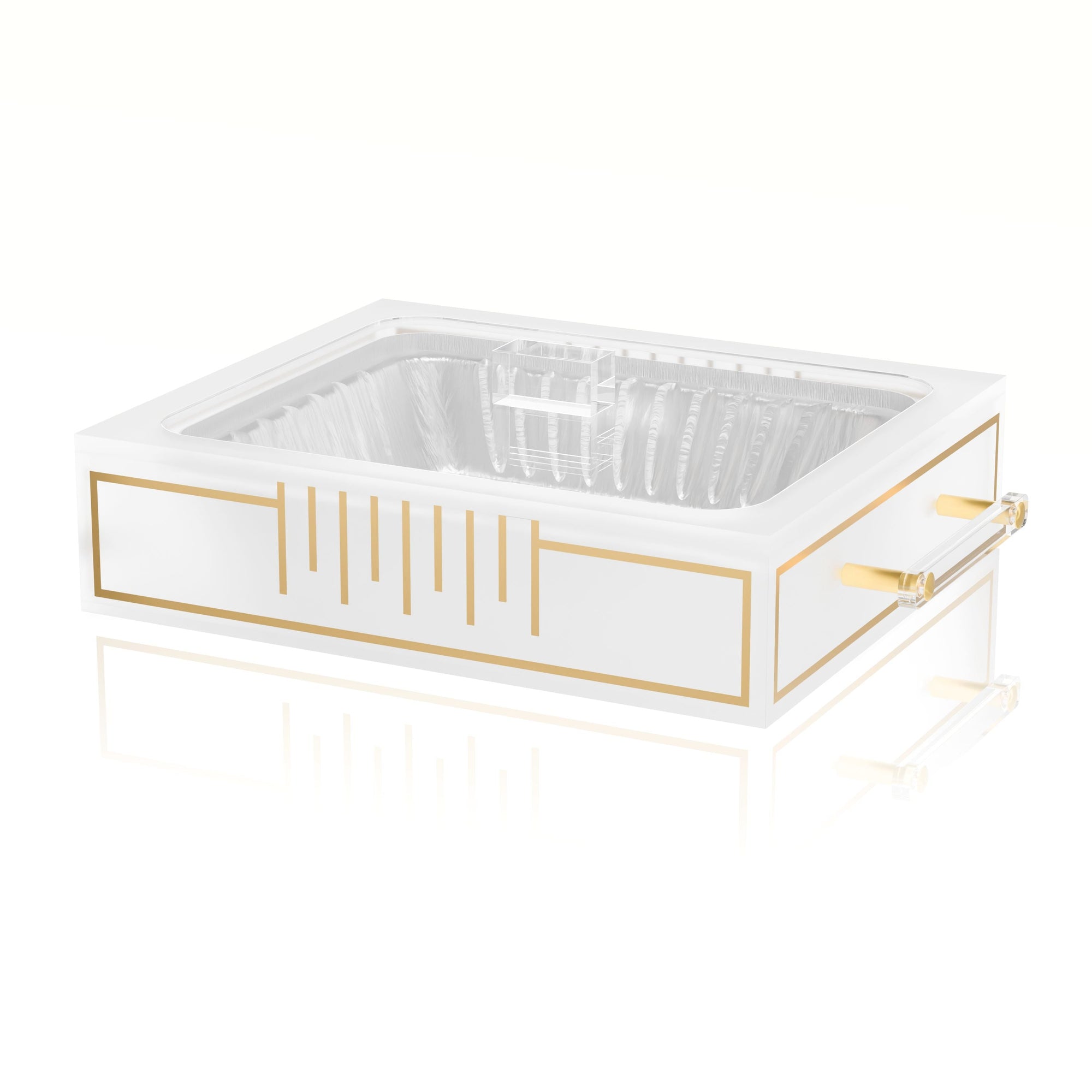 Classic 9x13 Pan Holder — Shabbos — Acrylic Pan Holder | Judaica Square Lakewood
