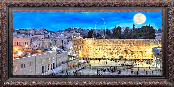 Kotel Night, Moon, 20" x 40" - Frame (J900)