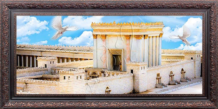Beis Hamikdash 20" x 40" - Frame