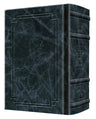 Signature Leather Siddur Interlinear Shabbos Pocket Sefard Navy — Siddur signature leather | Judaica Square Lakewood