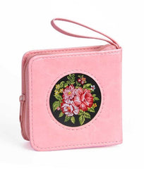 Mini Zipper Siddur Eis Ratzon with Embroidery - Pink