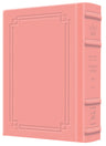 Signature Leather Siddur Women's- Pocket Sefard Pink — Women's Siddur signature leather | Judaica Square Lakewood