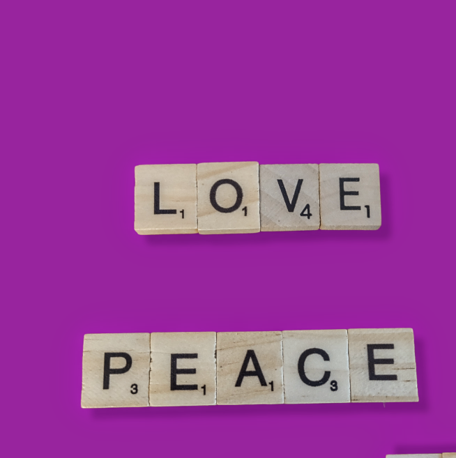 Oy Vey magnet — repurposed Scrabble tiles spelling the phrase | Judaica Square Lakewood (view 3)