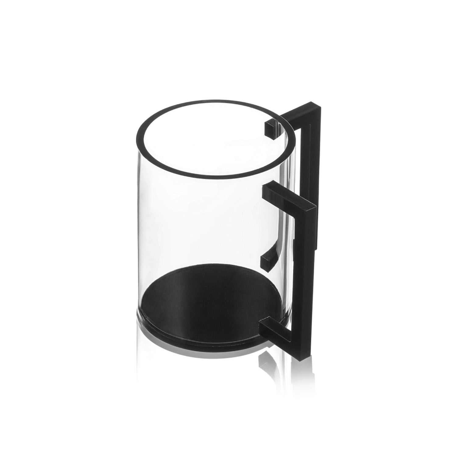 Black Lucite Washing Cup and Bowl Set — lucite Judaica decor | Judaica Square Lakewood