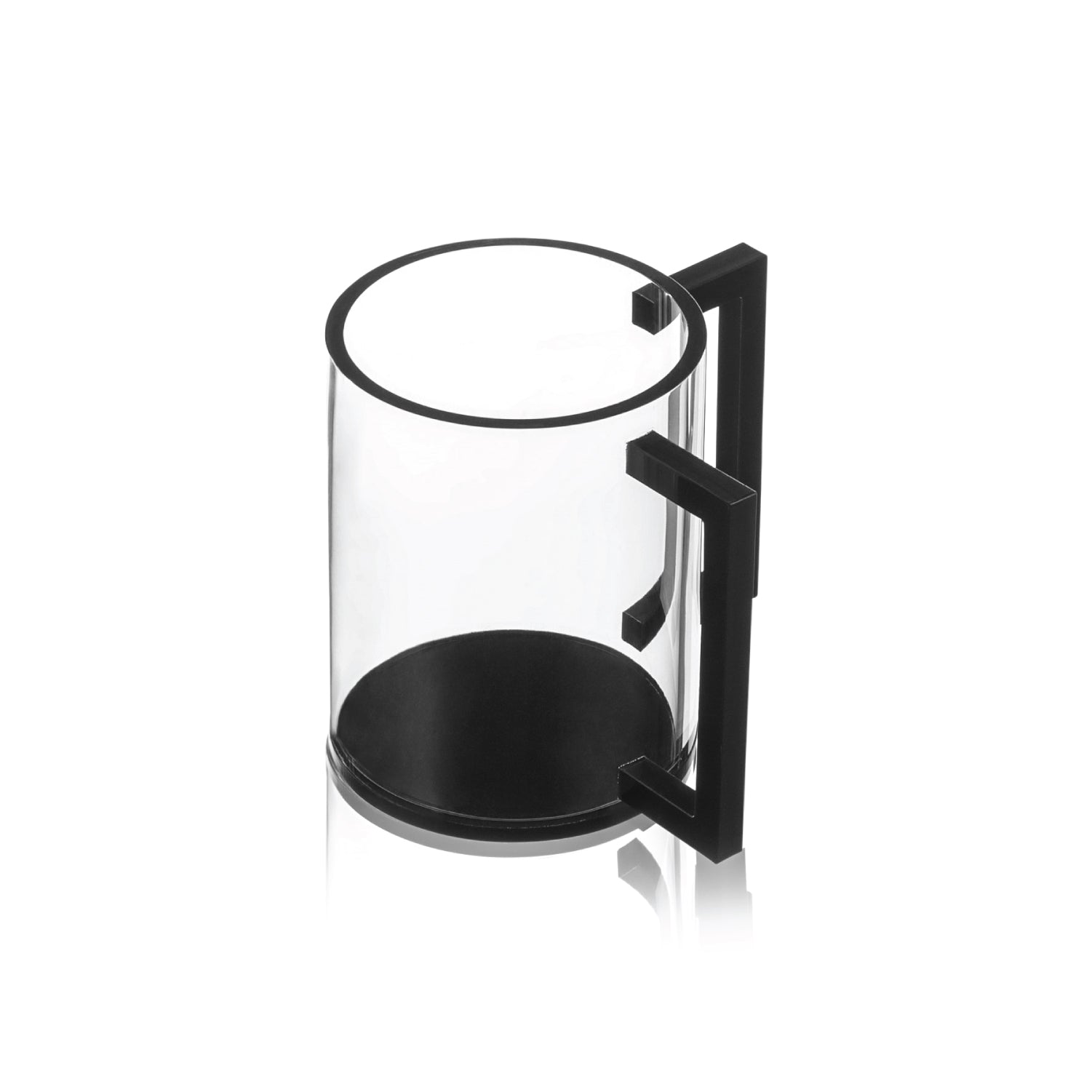Black Lucite Washing Cup — lucite Judaica decor | Judaica Square Lakewood