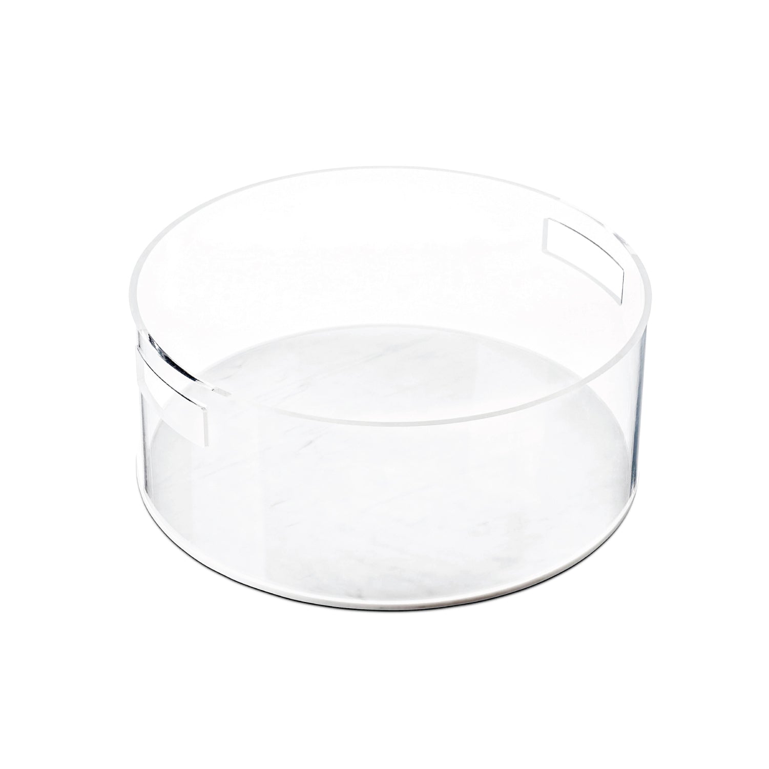 White Marble Lucite Washing Cup and Bowl Set — lucite Judaica decor | Judaica Square Lakewood