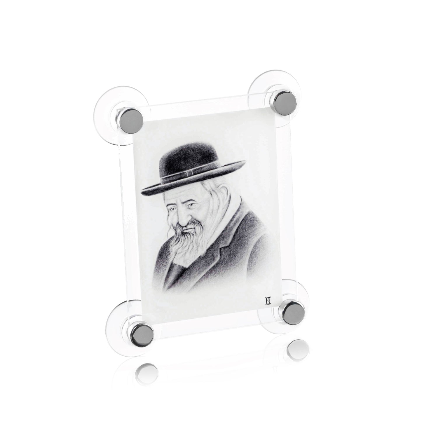Lucite R' Shayale Car Window Mount — lucite Judaica decor | Judaica Square Lakewood