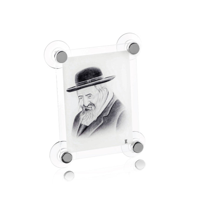 Lucite R' Shayale Car Window Mount — lucite R' Shayale car window mount with suction cups | Judaica Square Lakewood