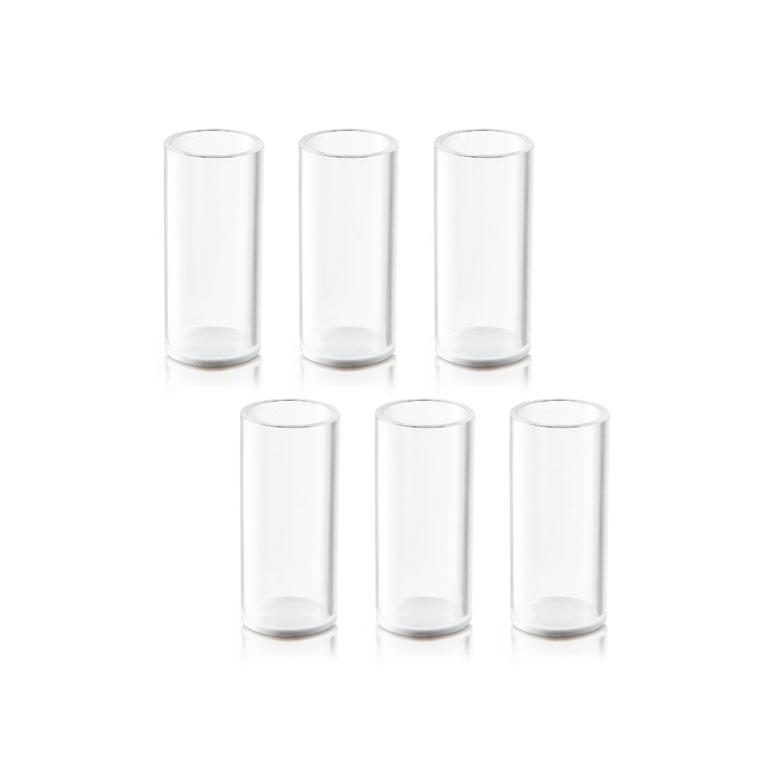 Shot Cup Set — White Marble Lucite — lucite Judaica decor | Judaica Square Lakewood
