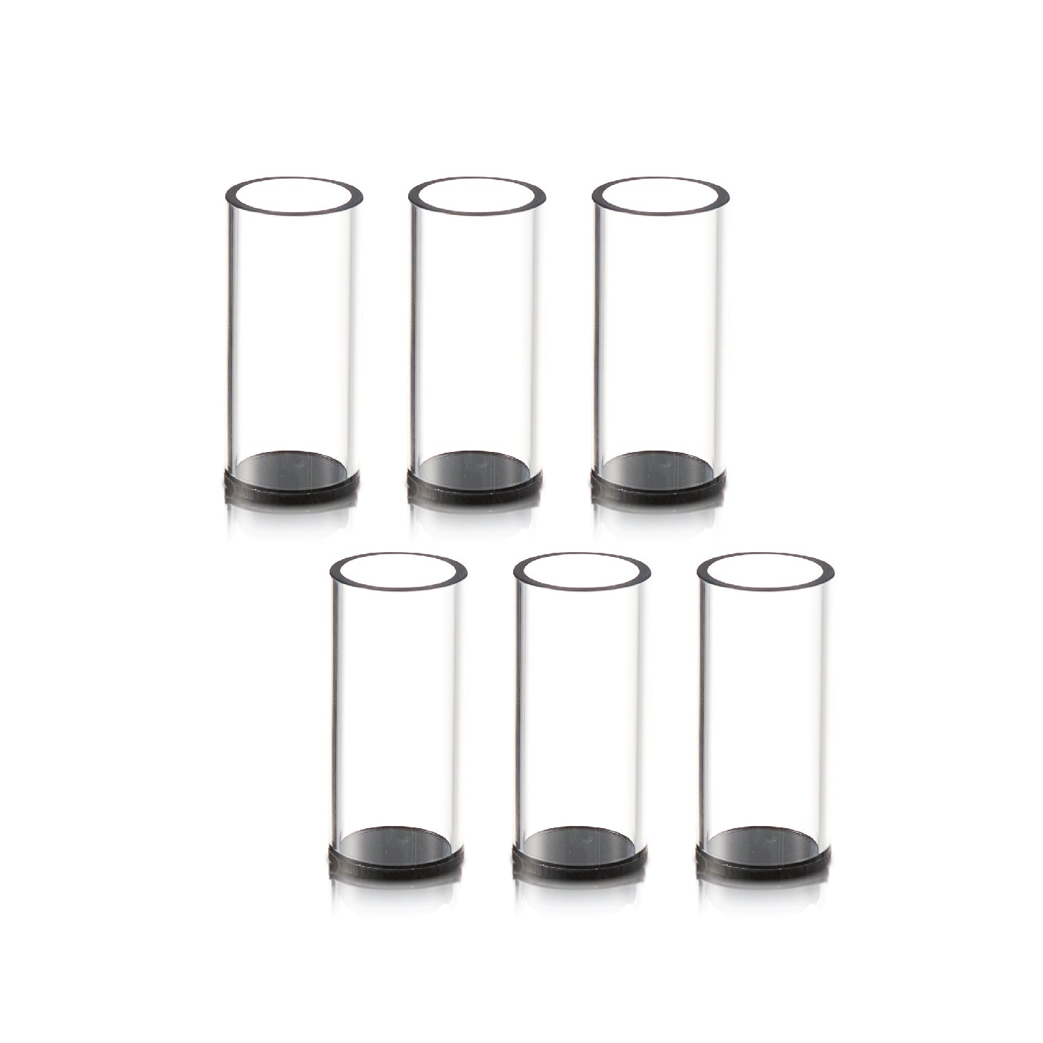 Shot Cup Set — Black Lucite — lucite Judaica decor | Judaica Square Lakewood