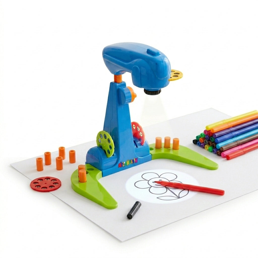 Draw Along Mitzvah Projector - Mitzvah Family Light-Up Tracing Toy — drawing, view 2 | Judaica Square Lakewood
