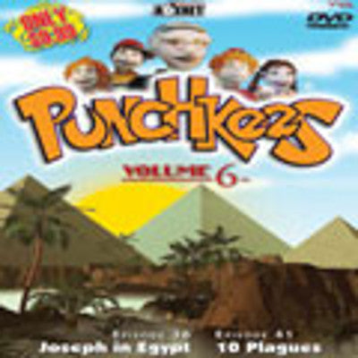 Punchkees - Volume 6 Joseph In Egypt / 10 Plagues (DVD) — Jewish music DVD | Judaica Square Lakewood